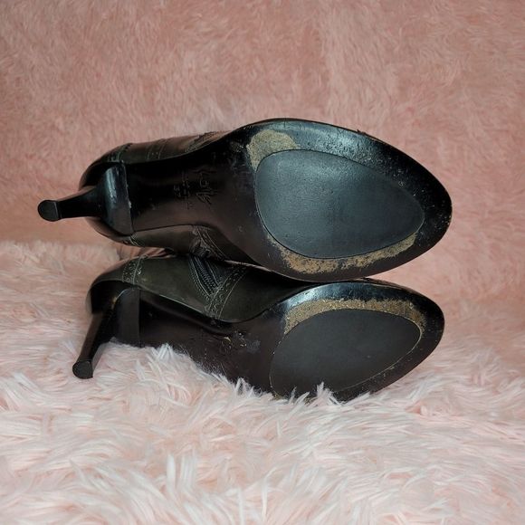 Icone Black Leather Knee High Boots – Size 37 (Made in Italy) - Picture 11 of 16